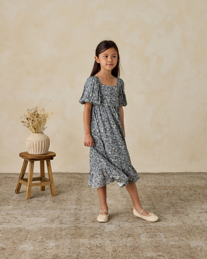 Augusta Dress || French Blue Floral