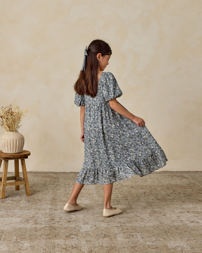 Augusta Dress || French Blue Floral