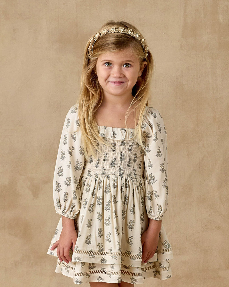 Elodie Dress || French Bouquet, Baby/Toddler Girls Clothing, Noralee - All The Little Bows