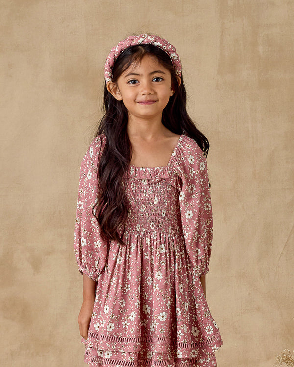 Elodie Dress || Rose Bloom
