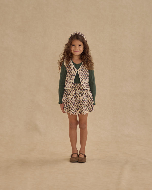 Rose Mini Skirt || Harvest Floral