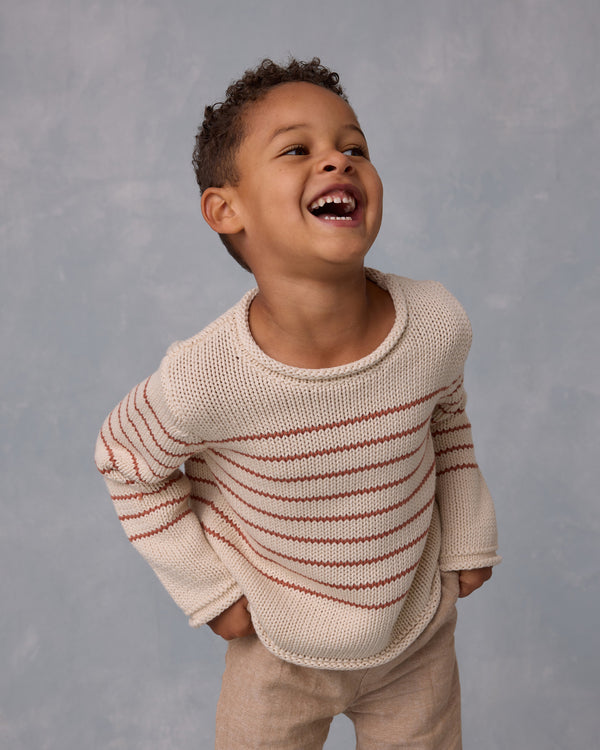 Jacques Sweater || Poppy Stripe