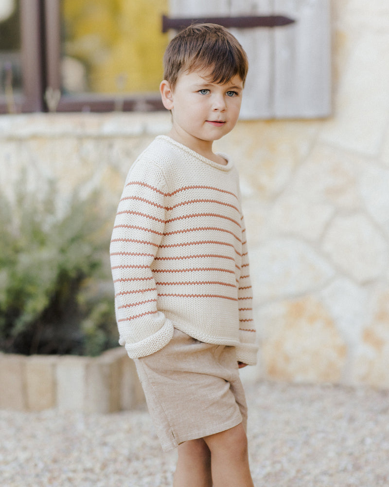 Jacques Sweater || Poppy Stripe