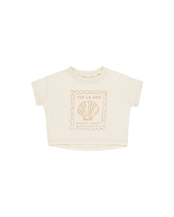 Boxy Tee || Seashell (+ Teen)