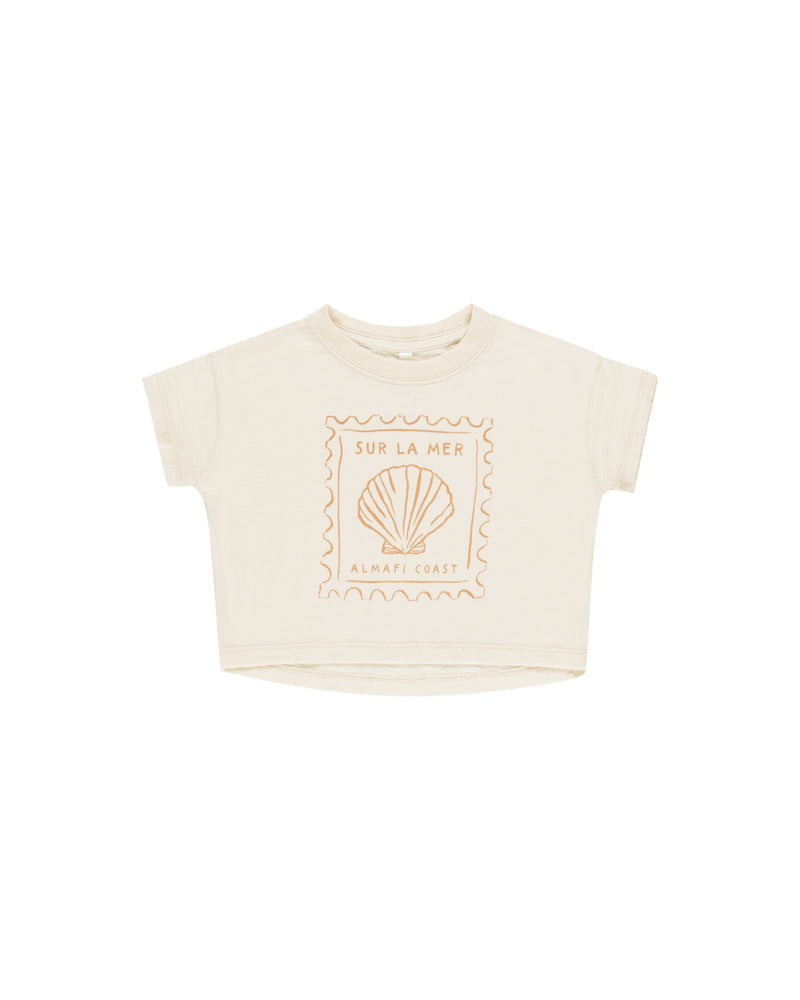 Boxy Tee || Seashell (+ Teen)