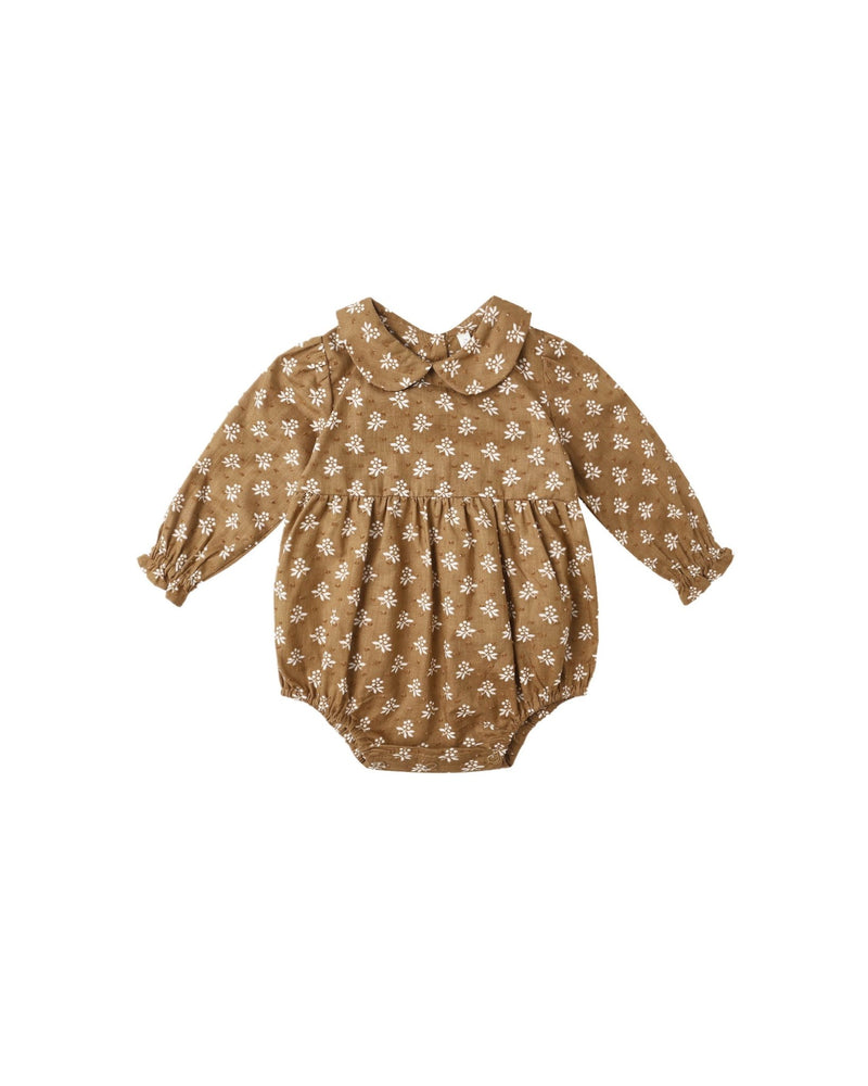 Cora Romper || Golden Fleur, , Rylee + Cru - All The Little Bows