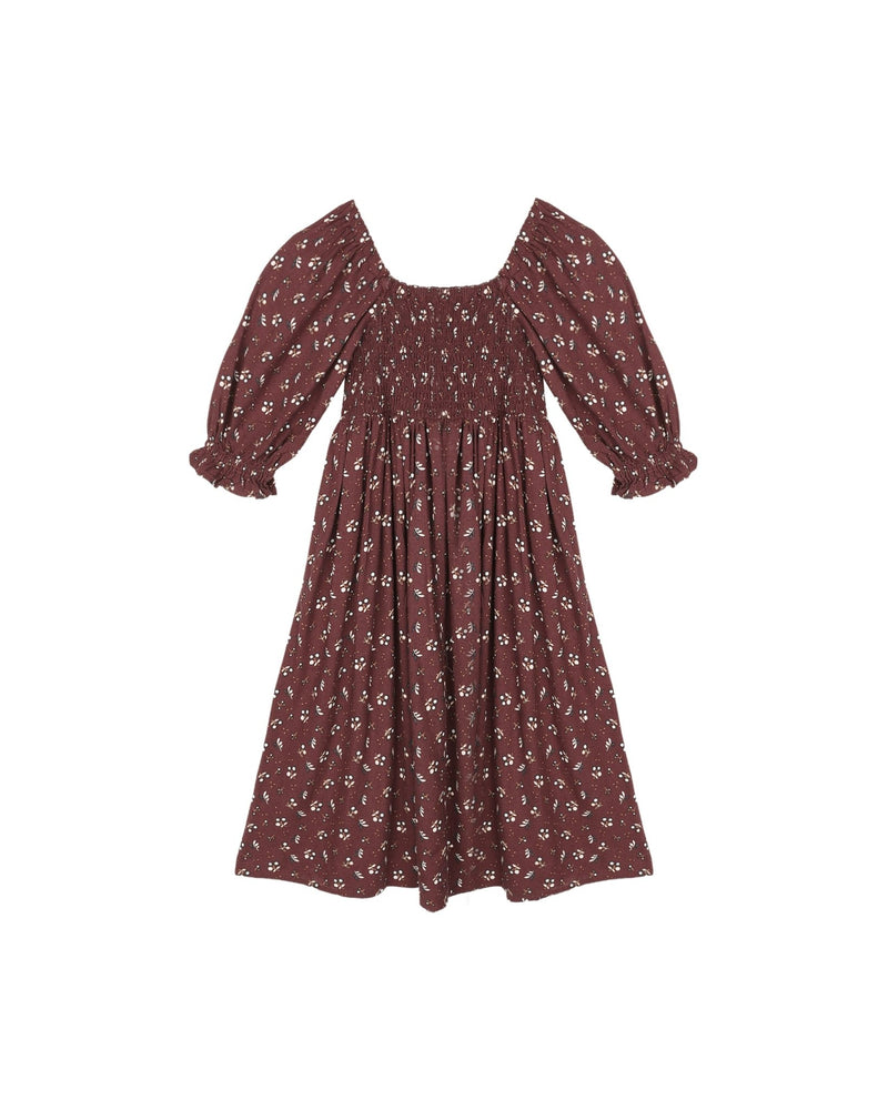Adelaide Dress || Harvest Berry, , Rylee + Cru - All The Little Bows