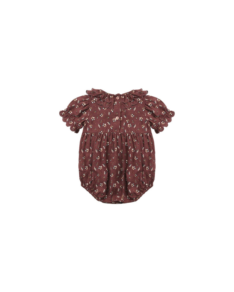 Liv Romper || Harvest Berry, , Rylee + Cru - All The Little Bows