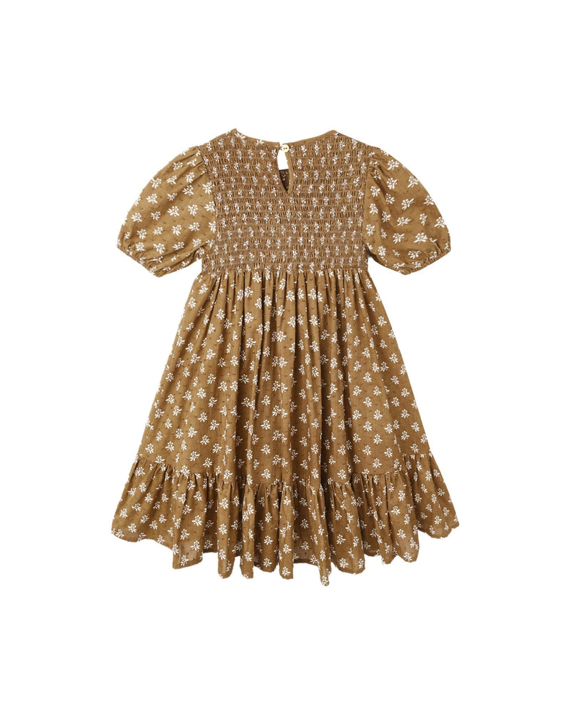 Lydia Dress || Golden Fleur, , Rylee + Cru - All The Little Bows