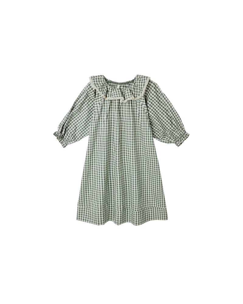 Girls Nightgown || Evergreen Floral