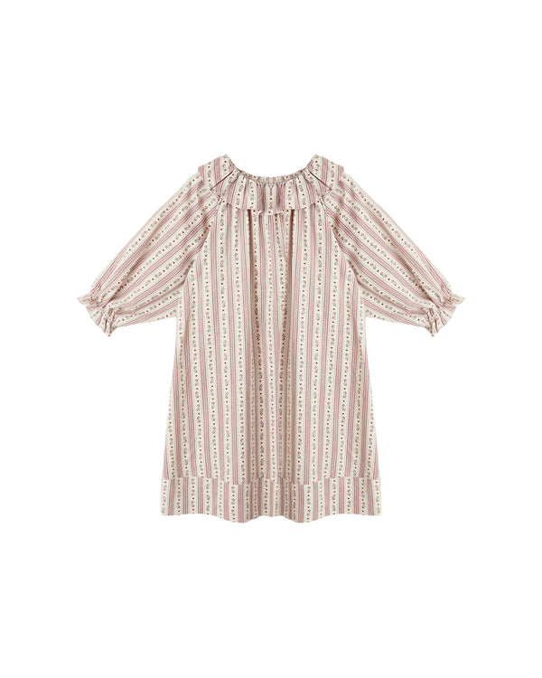 Girls Nightgown || Candy Cane Stripe