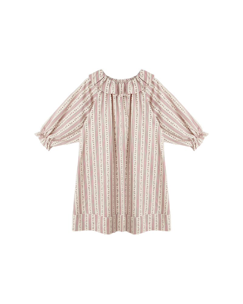 Girls Nightgown || Candy Cane Stripe