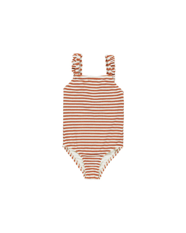 Positano One Piece || Poppy Stripe