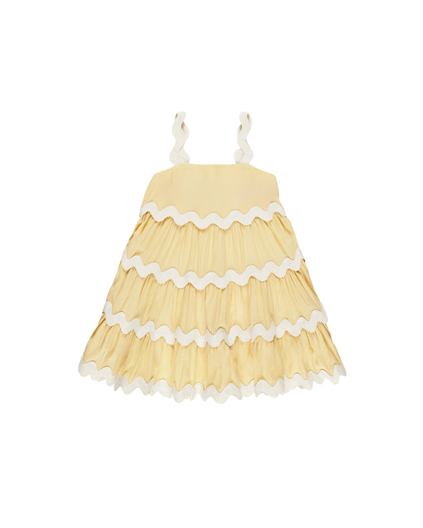 Ric Rac Dress || Yellow