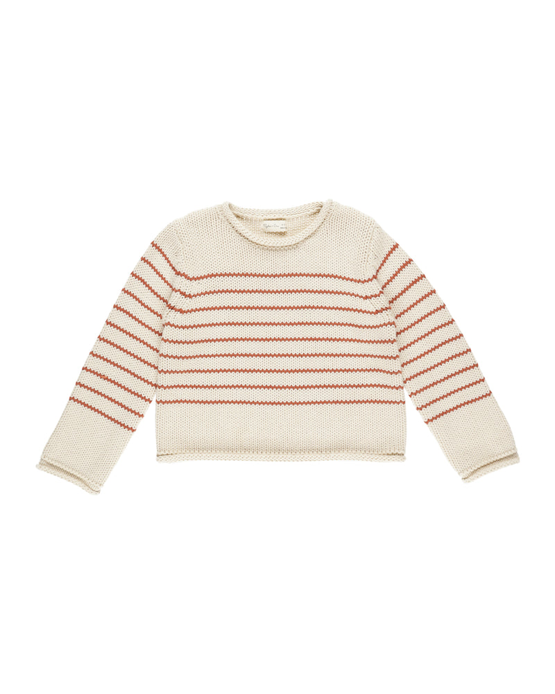 Jacques Sweater || Poppy Stripe