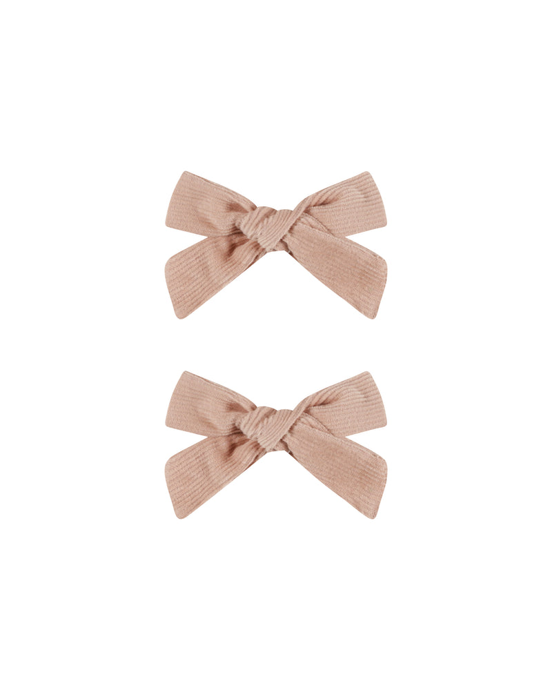 Bows, Set of 2 || Rose