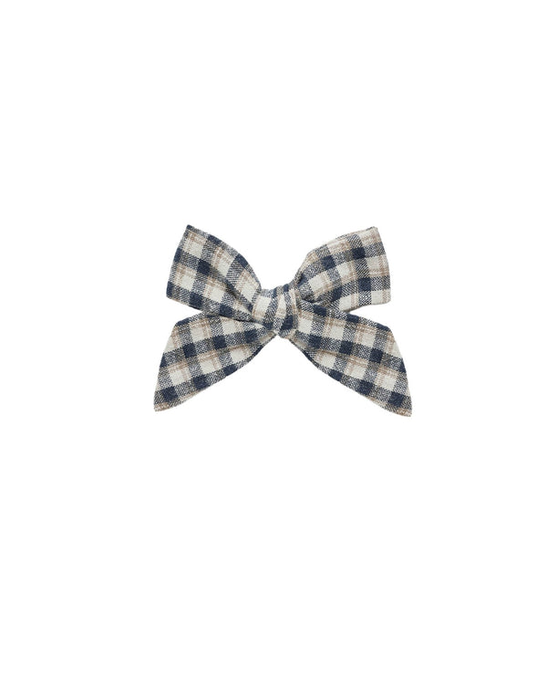 Bow || Navy Check, , Rylee + Cru - All The Little Bows