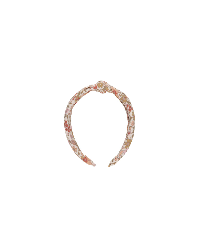 Knotted Headband || Pink Gardenia