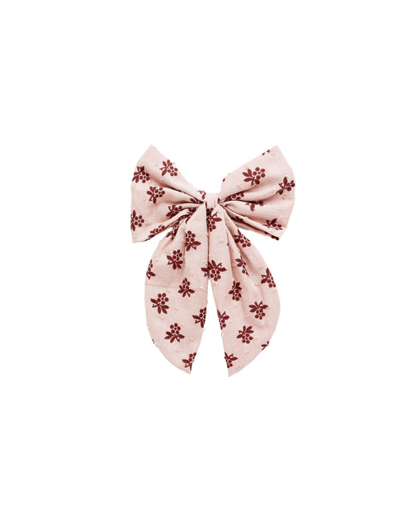 Oversized Bow || Blush Fleur, , Rylee + Cru - All The Little Bows