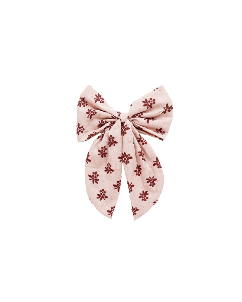 Oversized Bow || Blush Fleur, , Rylee + Cru - All The Little Bows