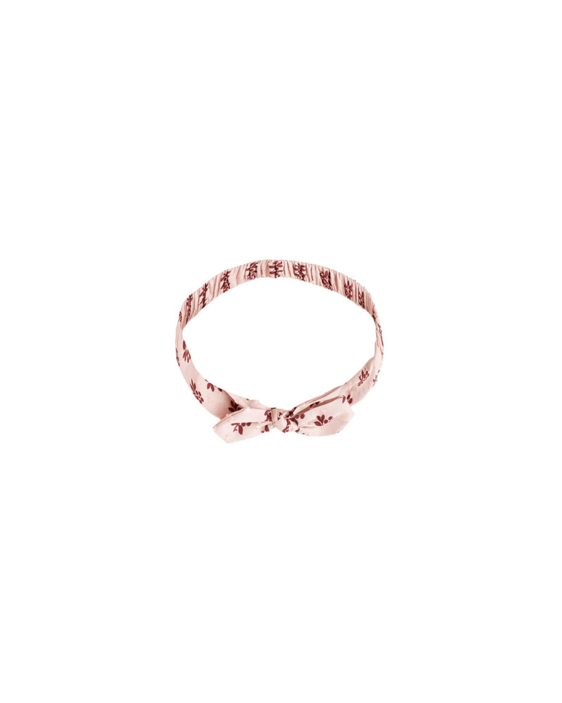 Baby Bow Headband || Blush Fleur, , Rylee + Cru - All The Little Bows