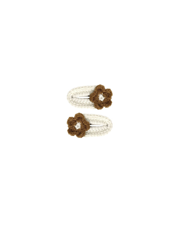 Crochet Clips || Golden, , Rylee + Cru - All The Little Bows
