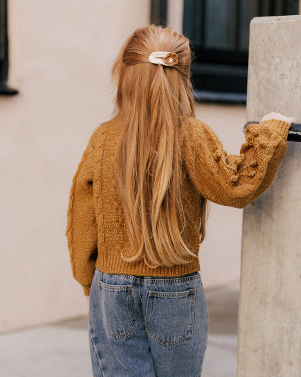 Crochet Clips || Golden, , Rylee + Cru - All The Little Bows