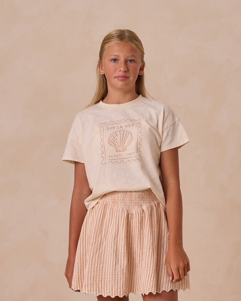 Boxy Tee || Seashell (+ Teen)