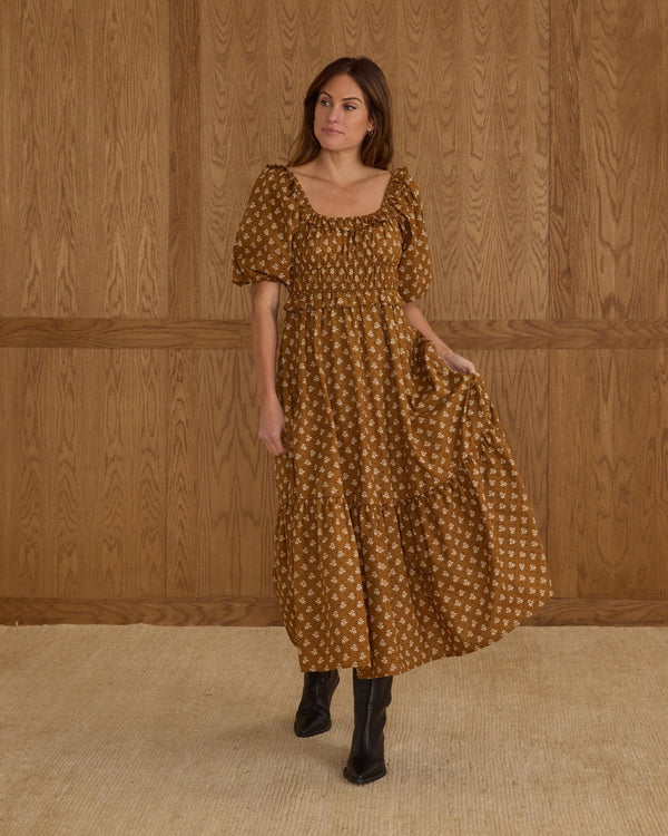 Women's Tenley Dress || Golden Fleur, , Rylee + Cru - All The Little Bows
