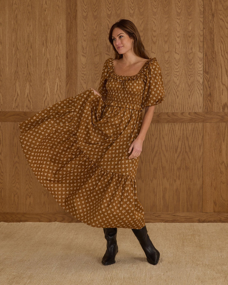 Women's Tenley Dress || Golden Fleur, , Rylee + Cru - All The Little Bows
