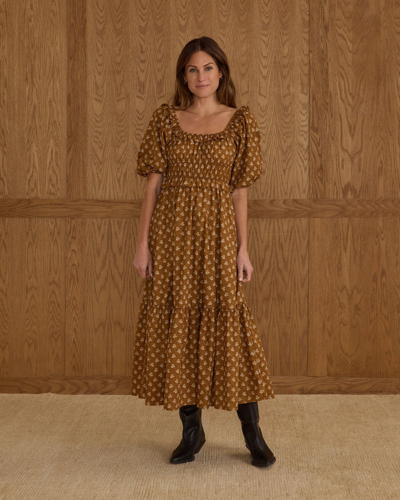 Women's Tenley Dress || Golden Fleur, , Rylee + Cru - All The Little Bows