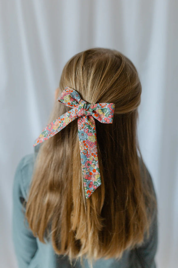 Long Tail Liberty Fabric Hair Bow | Nell, Annie & May