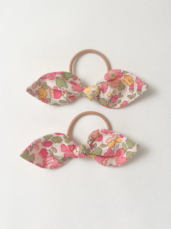 Bunny Hair Ties | Liberty - Betsy Pink Sparkle