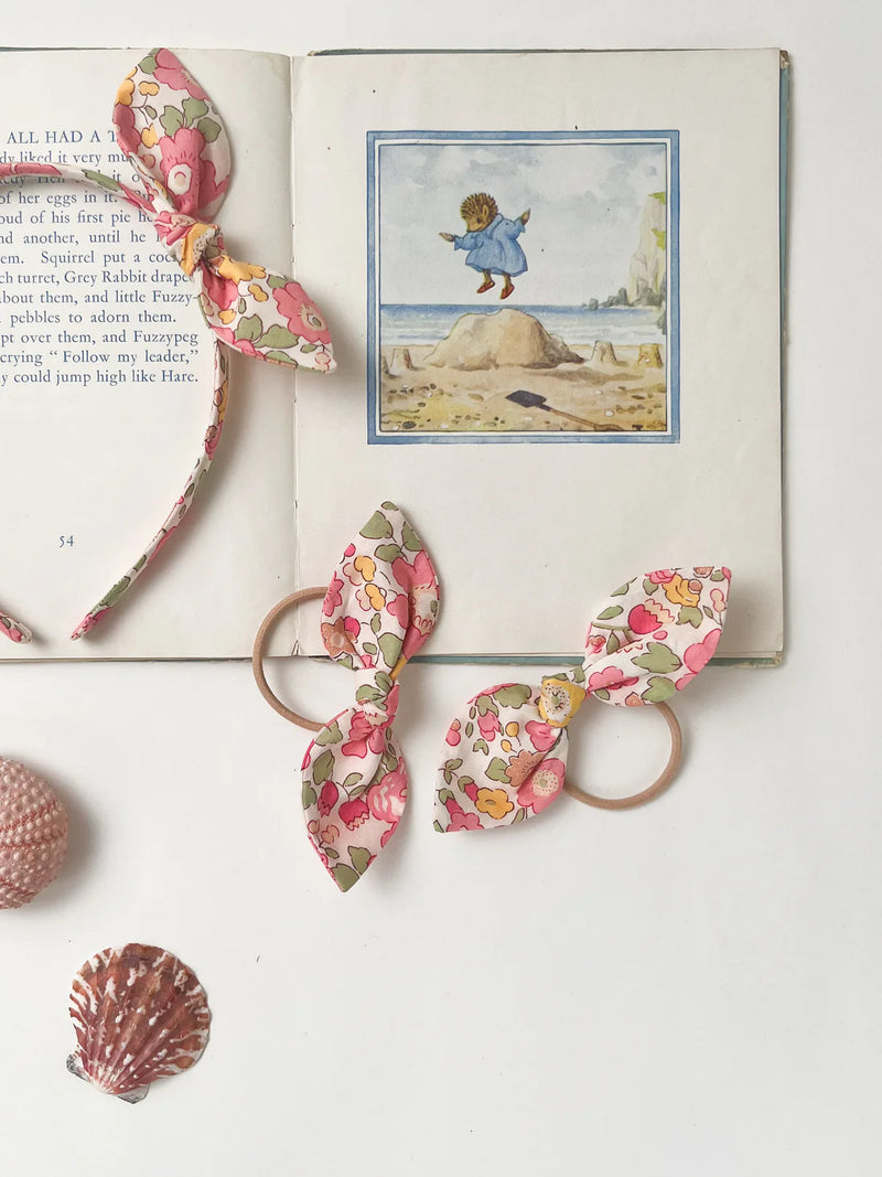 Bunny Hair Ties | Liberty - Betsy Pink Sparkle