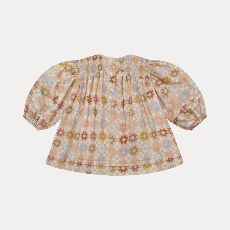 Draughts Dress - Rosefolk Patchwork Organic Cotton (NQ Original Print) *ships 11/14*