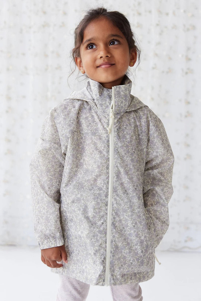 Avery Rain Jacket - Chloe Lavender, , Jamie Kay - All The Little Bows