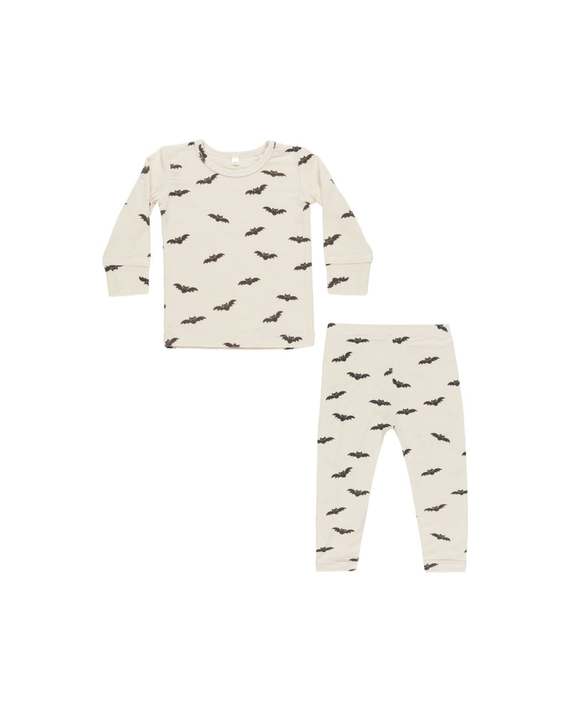 Bamboo Pajama Set || Bats, Baby / Toddler Pajamas, Quincy Mae - All The Little Bows
