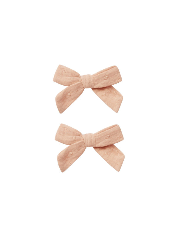 Bow Clip Set || Apricot, , Rylee + Cru - All The Little Bows
