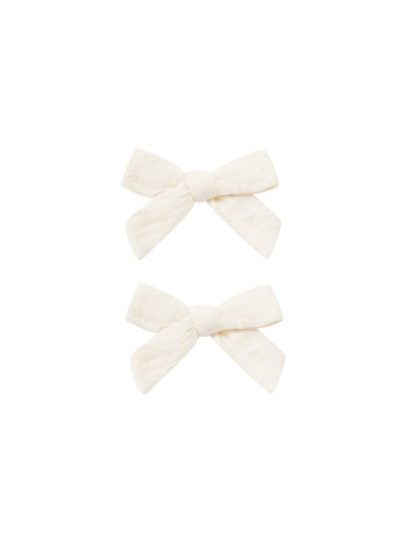 Bow Clip Set || Ivory, , Rylee + Cru - All The Little Bows