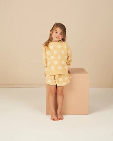 Boxy Pullover || Daisy, Girls Two Piece Set, Rylee + Cru - All The Little Bows
