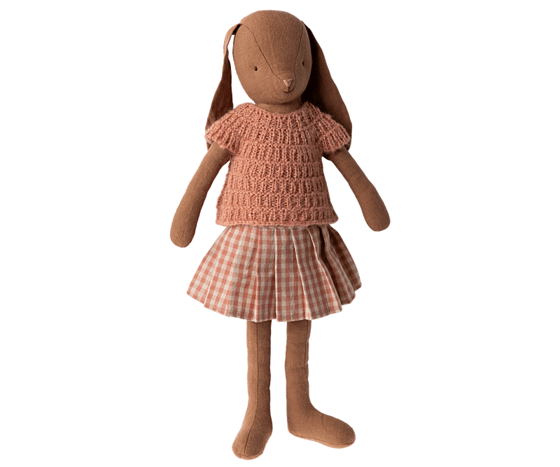 Bunny, Size 3 - Knitted Shirt & Skirt, TOY, Maileg USA - All The Little Bows