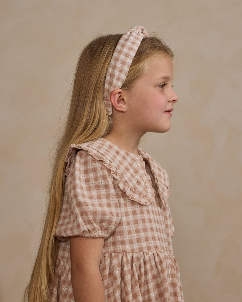 Camille Dress || Pink Gingham, Baby / Toddler Girls Dress, Rylee + Cru - All The Little Bows