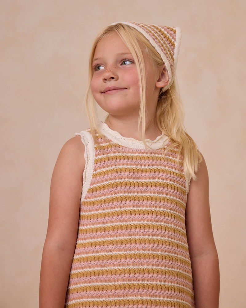 Crochet Tank Mini Dress || Pink Stripe (+ Teen) | All The Little Bows Crochet Tank Mini Dress || Pink Stripe (+ Teen) | All The Little Bows