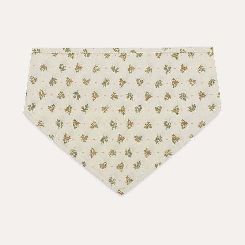 Daphne Headscarf | Ditsy Heart Floral Organic Cotton, , Nellie Quats - All The Little Bows
