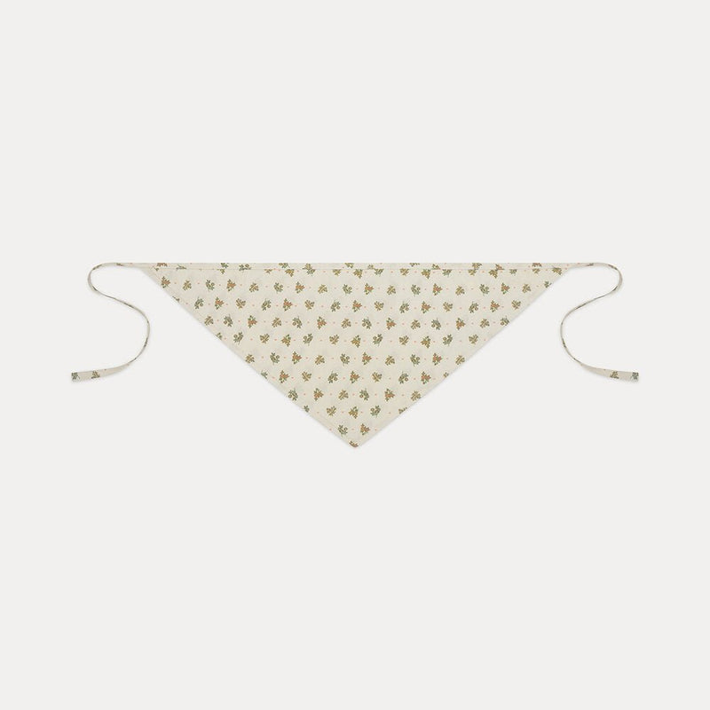 Daphne Headscarf | Ditsy Heart Floral Organic Cotton, , Nellie Quats - All The Little Bows