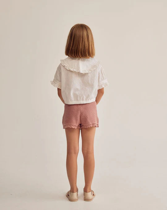 Pansy Shorts || Rose