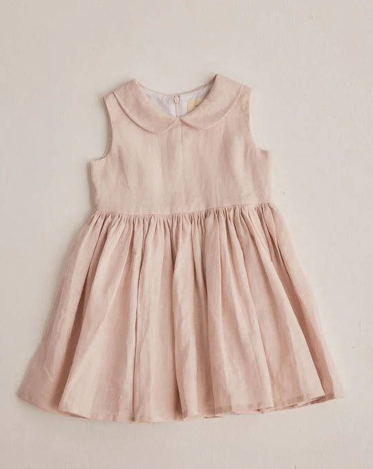 Sunday Dress || Pink Linen