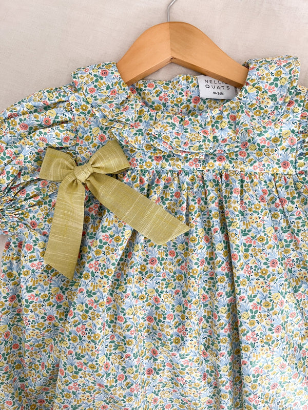 Double Dutch Dress | Astrid Niva Liberty Print Cotton, , Nellie Quats - All The Little Bows