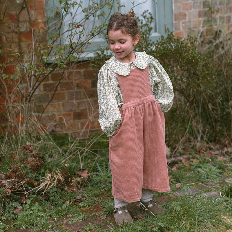 Duck, Duck, Goose Blouse | Oat Busy Wild Floral Organic Cotton, , Nellie Quats - All The Little Bows