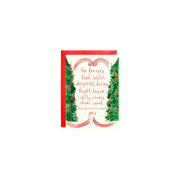 Mr. Boddington's Studio - Light the Tree - Petite Card